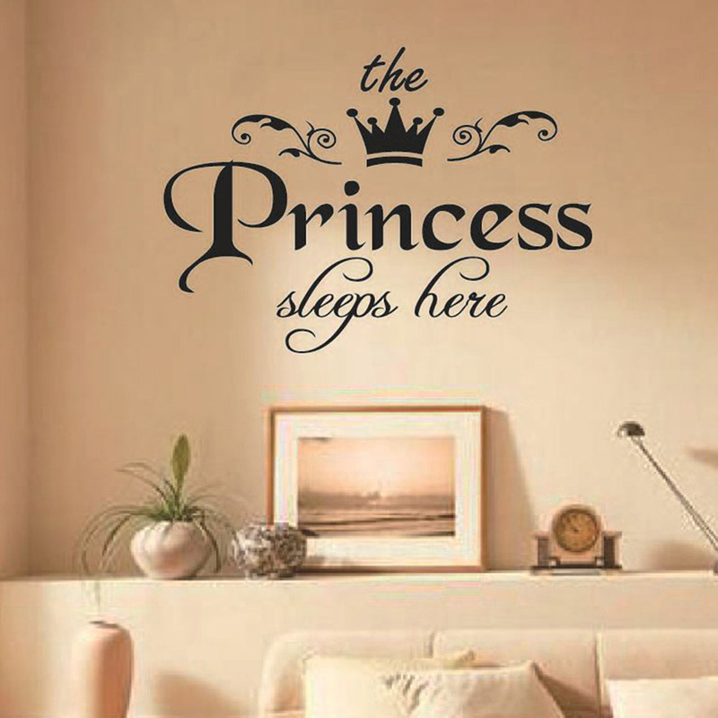 Baby Nursery Wallpaper Girl - Adesivo da parete con la scritta