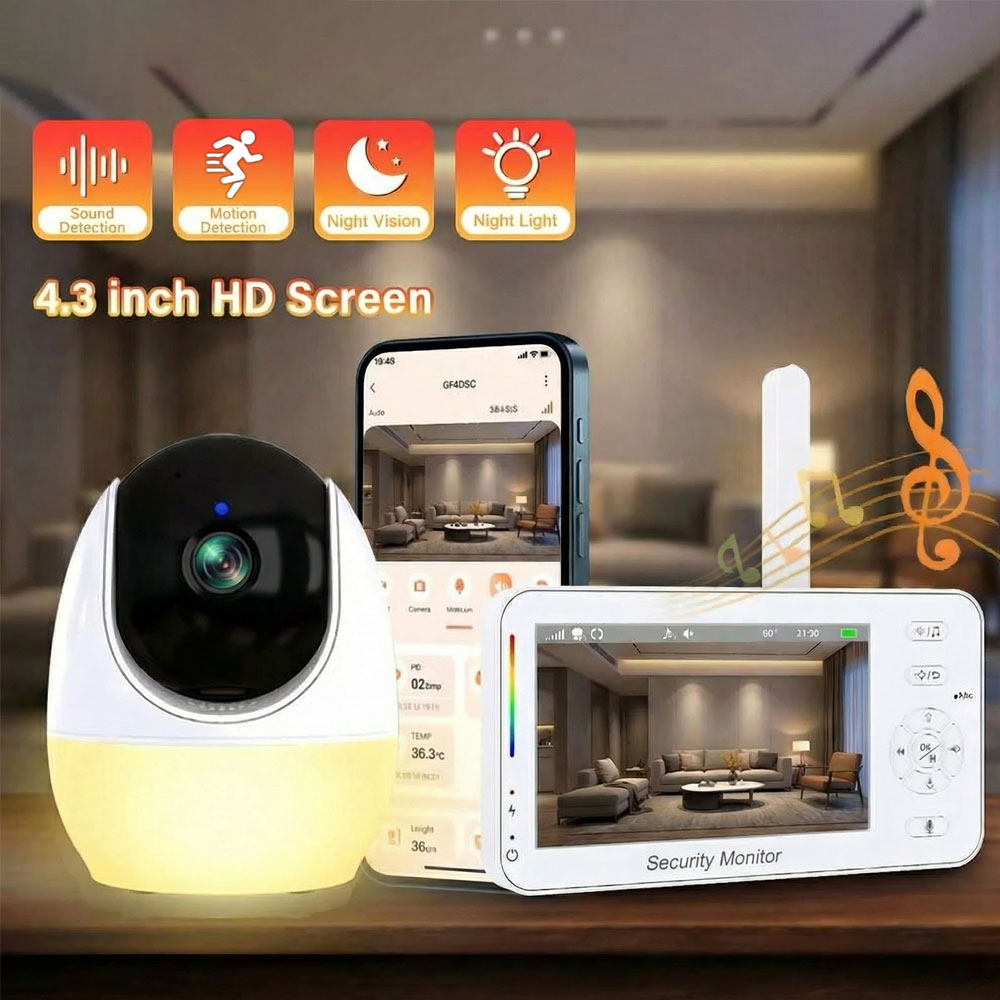 Baby Nursery Videos - Monitor Video per Bambini da 4.3''