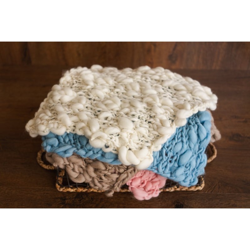 Baby Nursery Unisex - Coperta per bebè Merino in maglia
