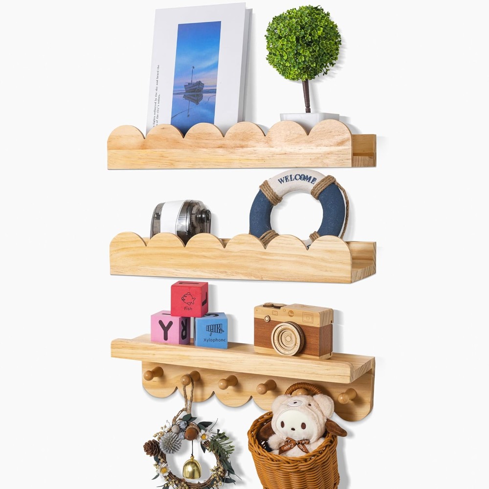 Baby Nursery Floating Shelves - Scaffali per libri per la cameretta