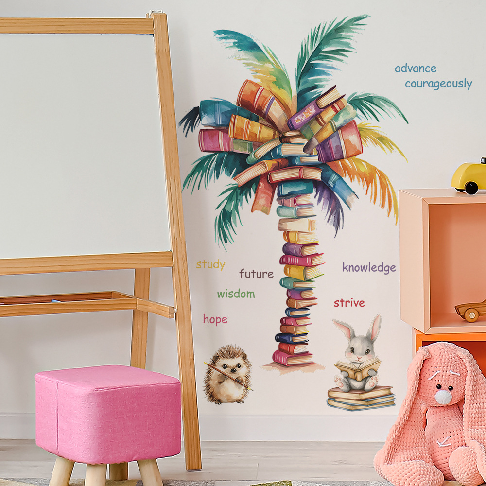 Baby Nursery Books - Libro Adesivo da parete albero di