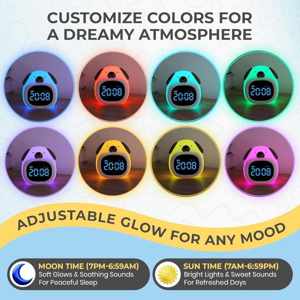 Sound Sleep Trainer Clock - Nuovo Sveglia Luminosa con Funzione Sleep
