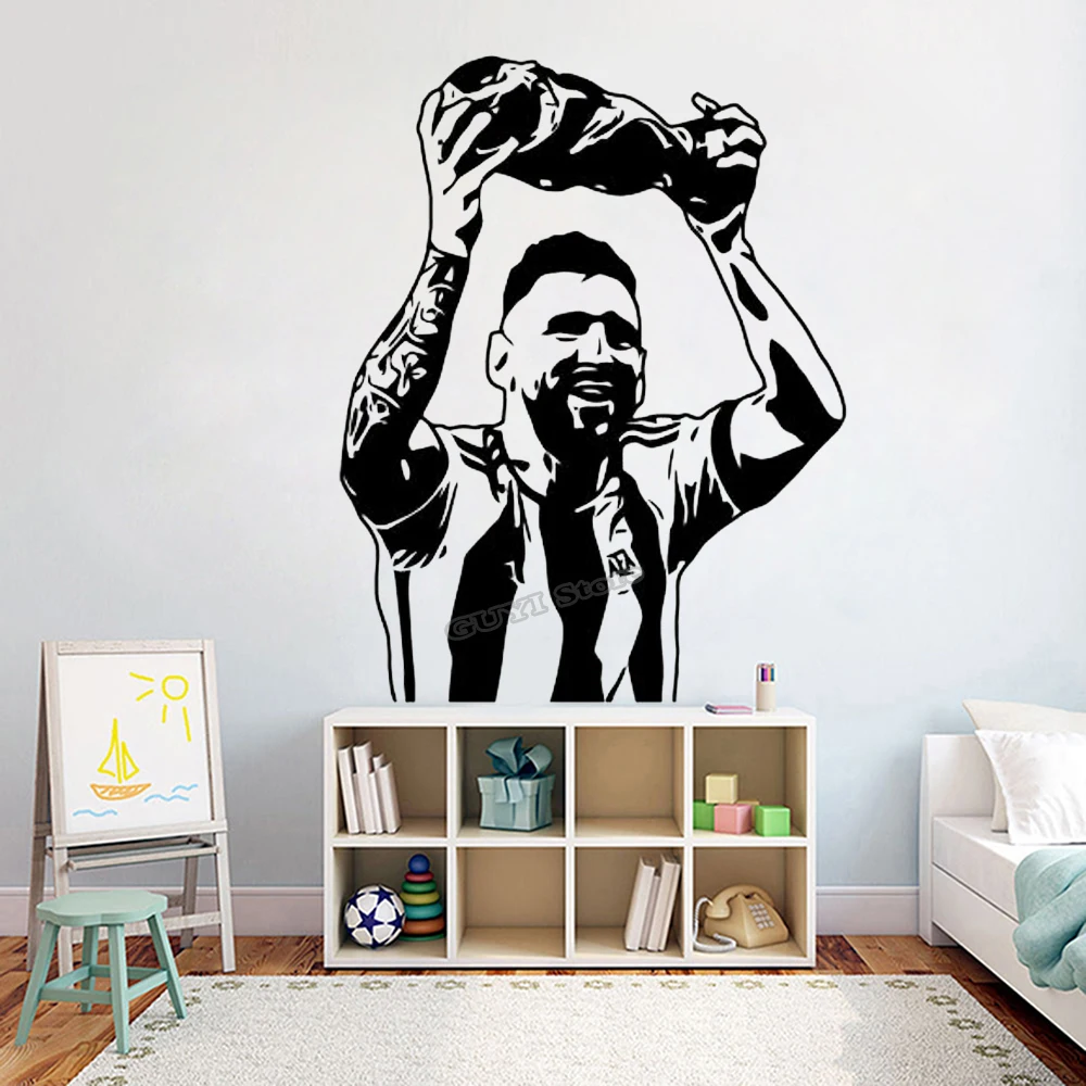 Baby Nursery Wall Mural - Messi Adesivo da parete Decalcomania in