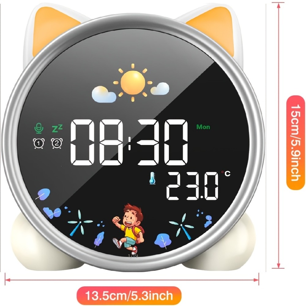 Sound Sleep Trainer Clock - Sveglia per Bambini con Luce Notturna