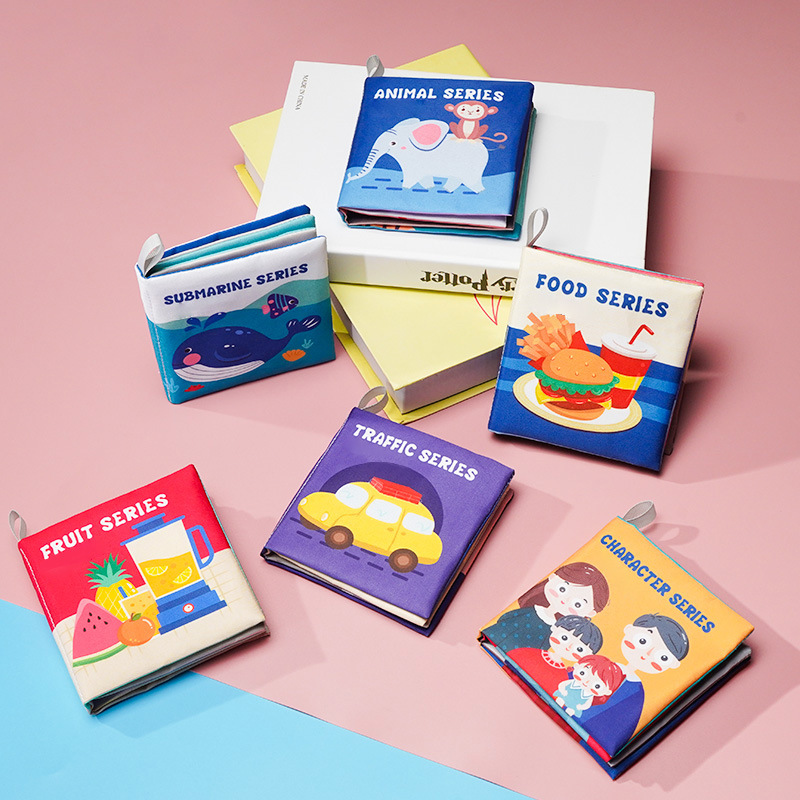 Baby Nursery Books - Libri in tessuto lavabile neonato Puzzle