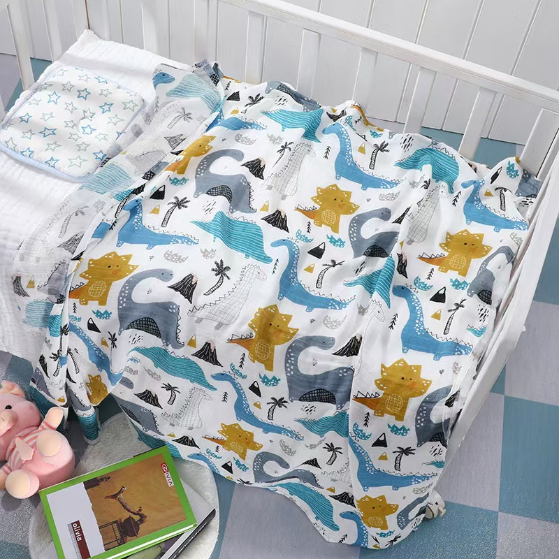 Swaddle Blanket Muslin - Copertina Avvolgente Multifunzione in Cotone di