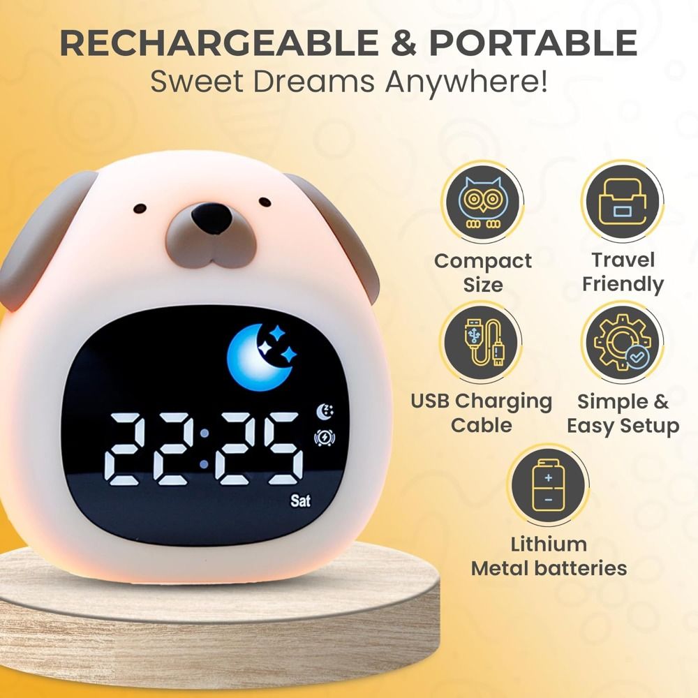 Nuovo Sveglia Luminosa a Forma - Sound Sleep Trainer Clock recensione e prezzo