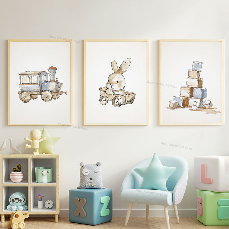 Quadri su Tela in Stile Nordic - Baby Nursery Books recensione e prezzo