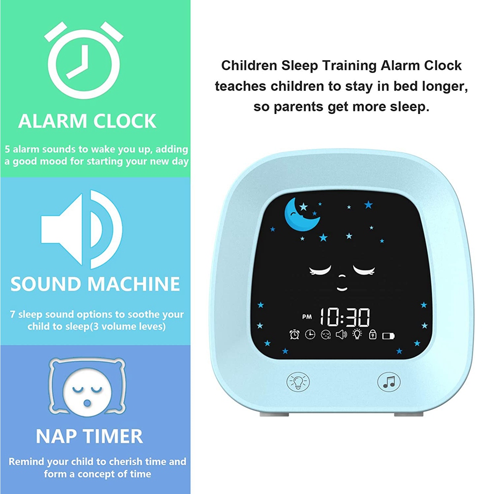 A23E-1 Set Sveglia per Bambini - Sound Sleep Trainer Clock recensione e prezzo