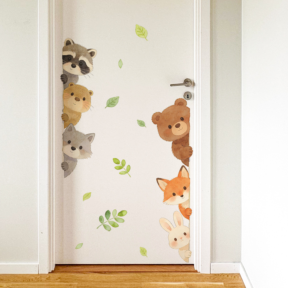 Adesivi Murali di Animali dell - Baby Nursery Wallpaper Girl recensione e prezzo