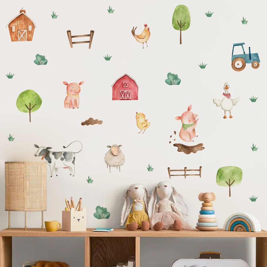 Boho Acquerello Simpatici anim - Baby Nursery Wall Mural recensione e prezzo