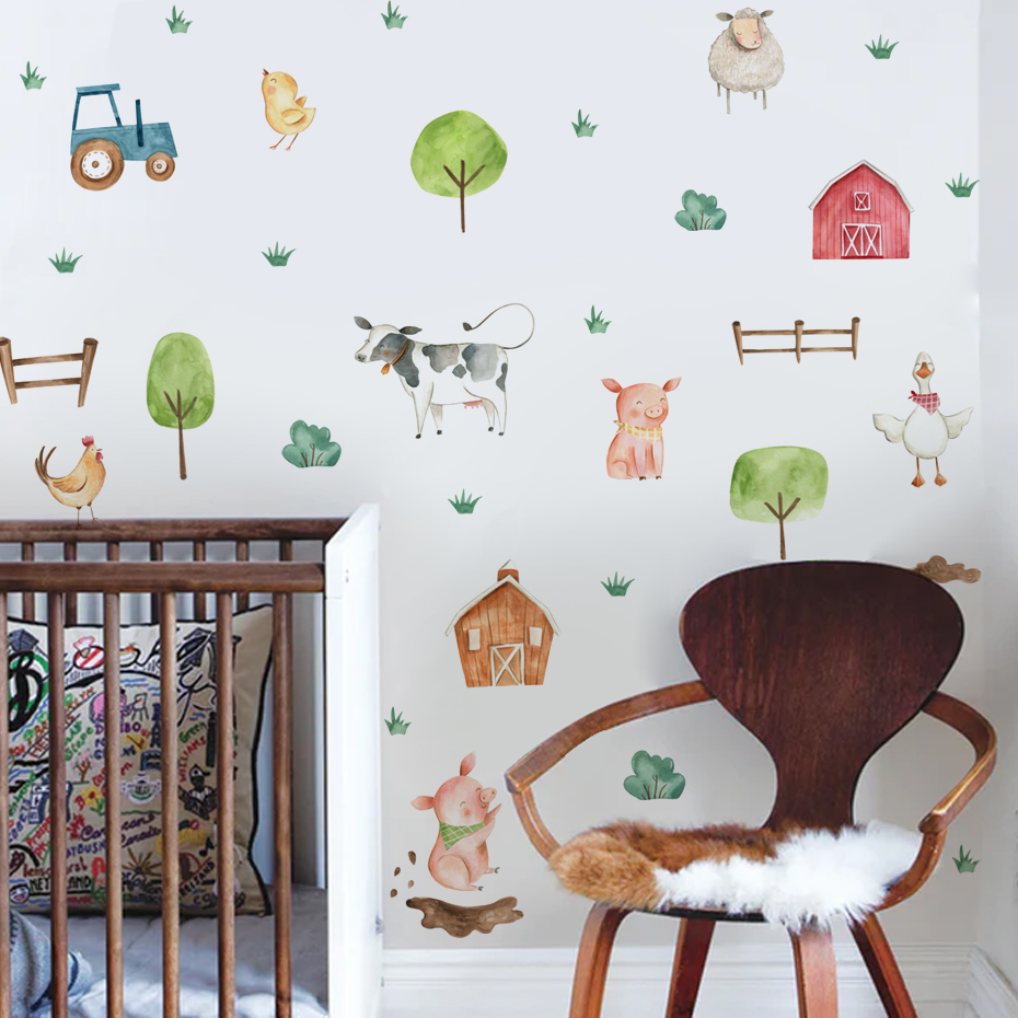 Boho Acquerello Simpatici anim - Baby Nursery Wall Mural recensione e prezzo