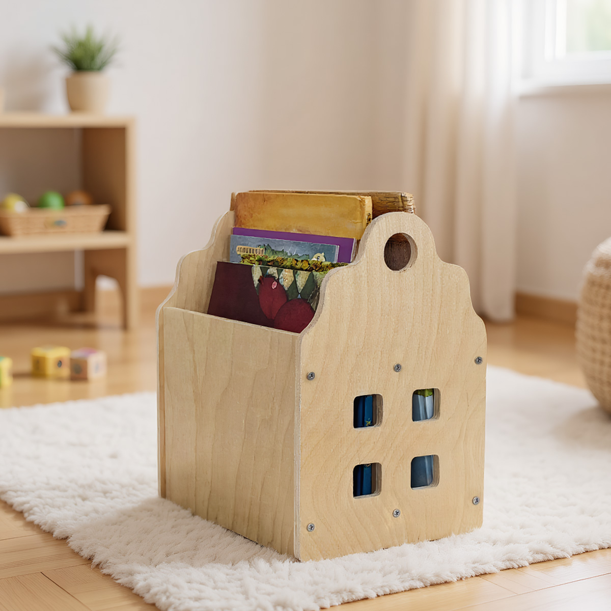 Scaffale per bambini bifaccial - Baby Nursery Books recensione e prezzo
