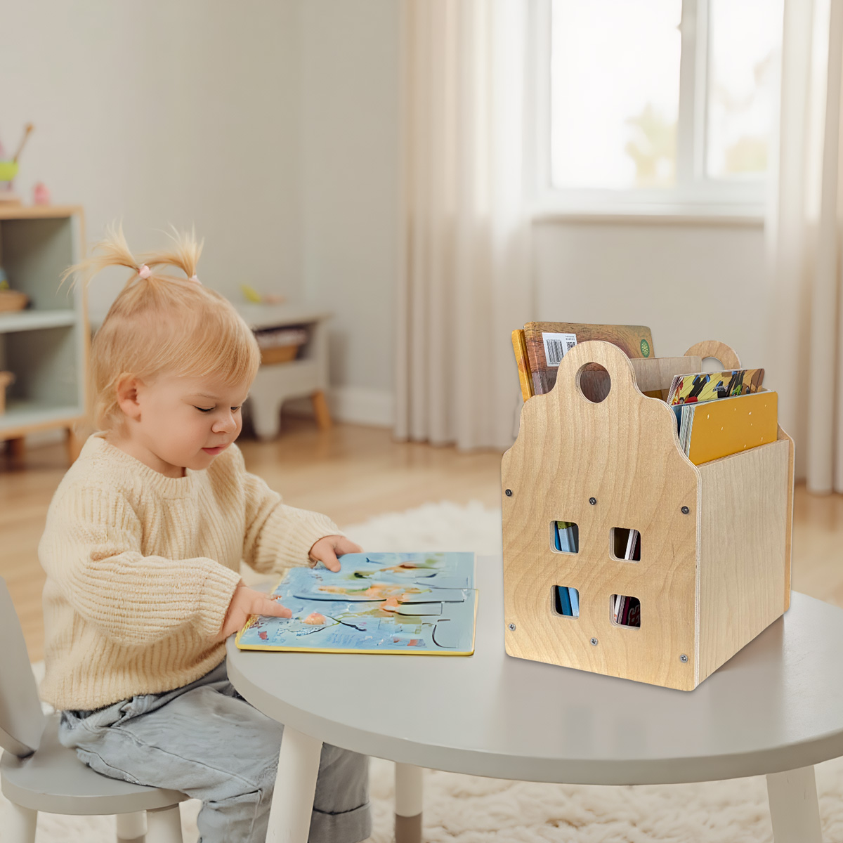 Scaffale per bambini bifaccial - Baby Nursery Books recensione e prezzo