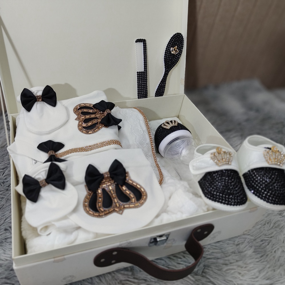 Dollbling Nero Oro Neonato 40  - Baby Nursery Sets recensione e prezzo