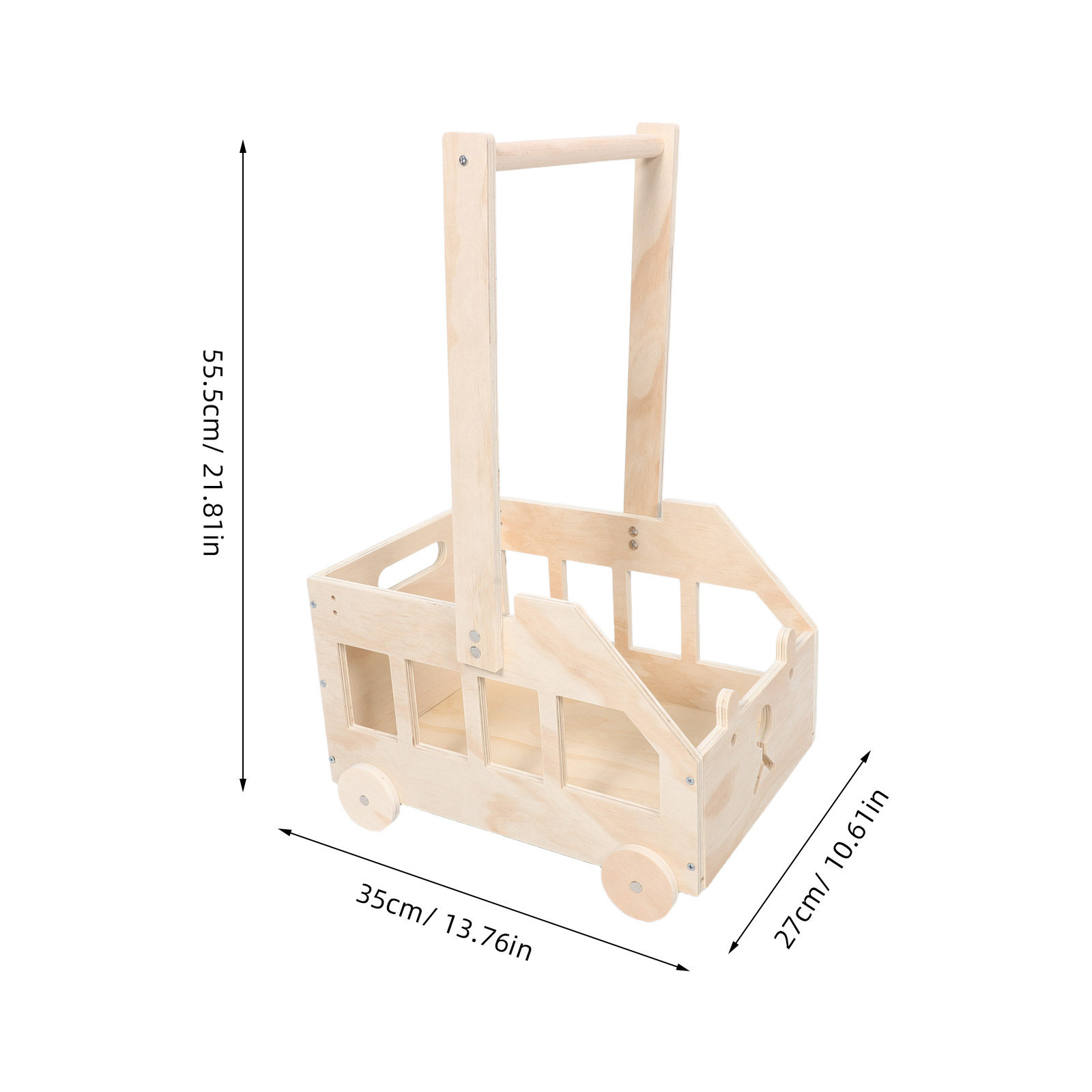 Cesto portaoggetti in legno pe - Baby Nursery Unisex recensione e prezzo