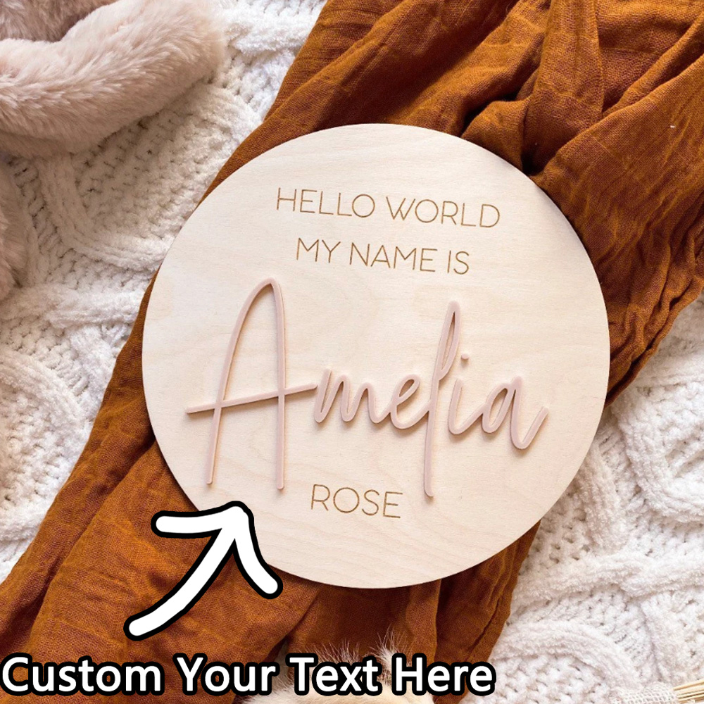 Targa personalizzata con nome  - Baby Nursery Name Sign recensione e prezzo