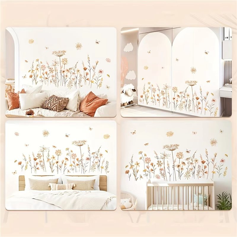 【EFFICIENTE】2X Adesivi murali  - Baby Nursery Wallpaper Girl recensione e prezzo