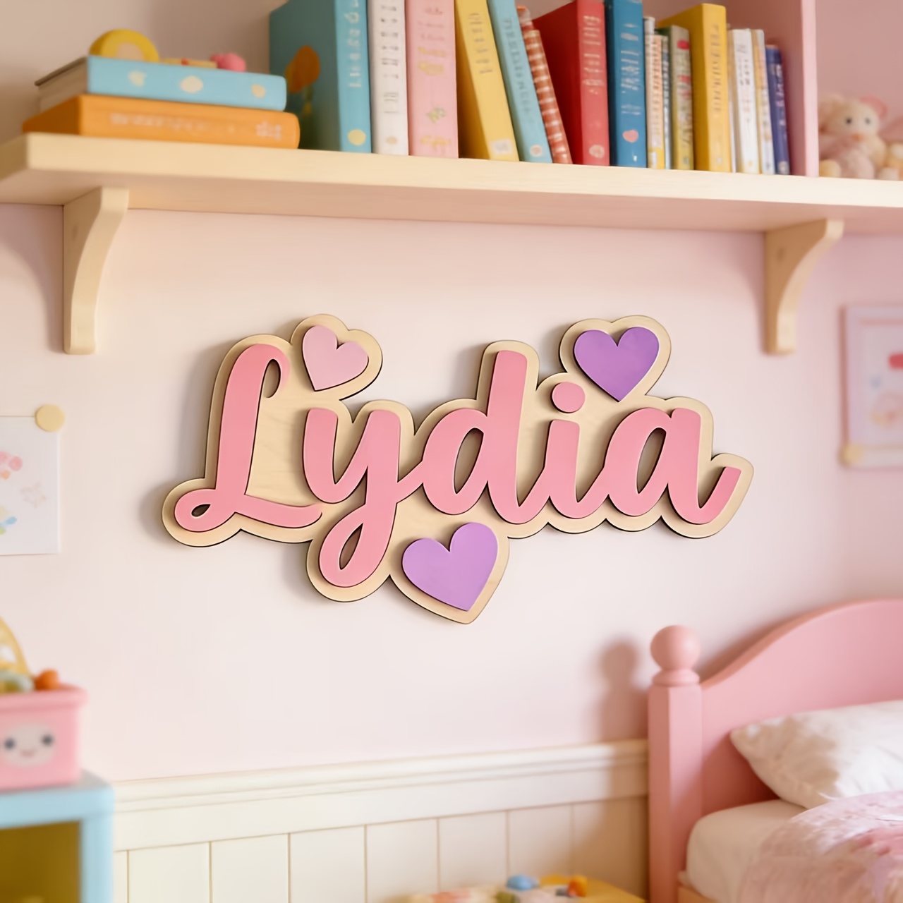 Targa Personalizzata a Cuore S - Baby Nursery Name Sign recensione e prezzo