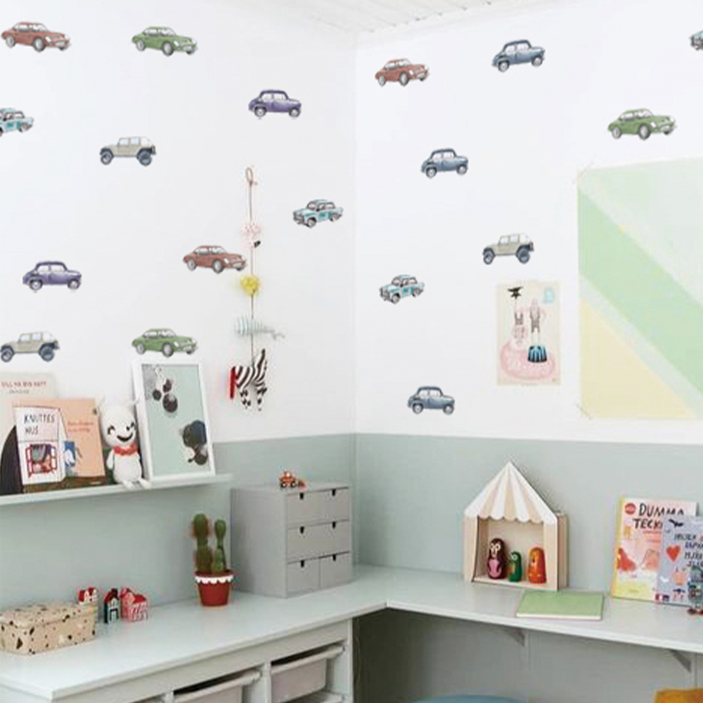 Cartoon Kids Transport Car Tru - Baby Nursery Wall Mural recensione e prezzo