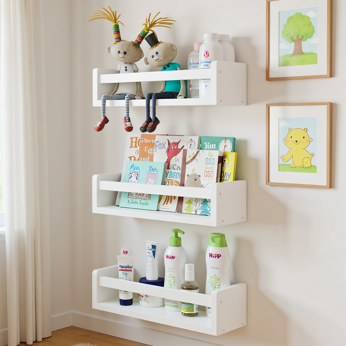 Set di 3 Mensole per Libri da  - Baby Nursery Floating Shelves recensione e prezzo