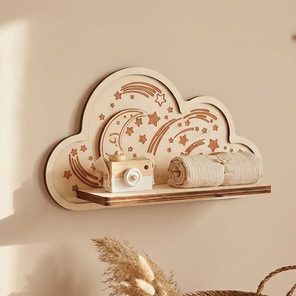 Mensola da Parete in Legno a F - Baby Nursery Floating Shelves recensione e prezzo