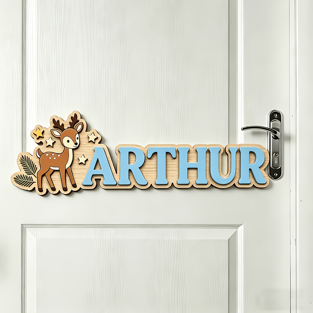 Targa in Legno Personalizzata  - Baby Nursery Name Sign recensione e prezzo