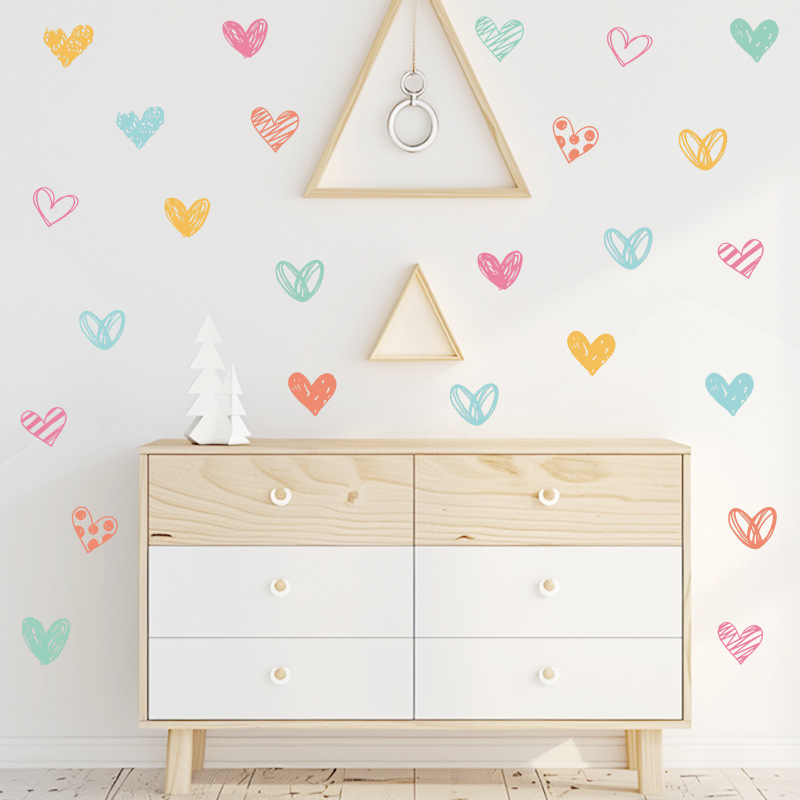 Nuovi adesivi murali cuore col - Baby Nursery Wallpaper Girl recensione e prezzo