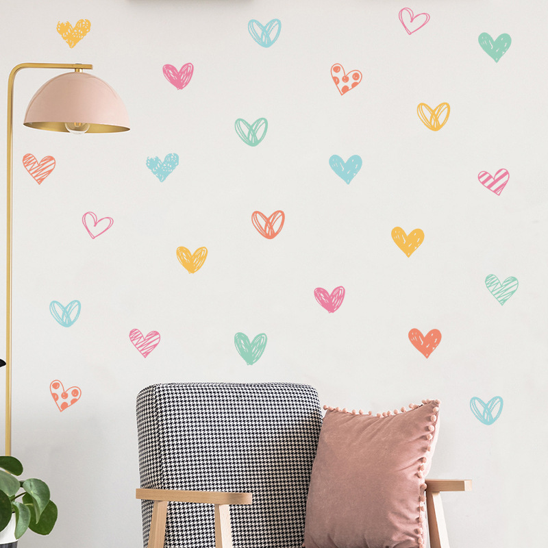Nuovi adesivi murali cuore col - Baby Nursery Wallpaper Girl recensione e prezzo