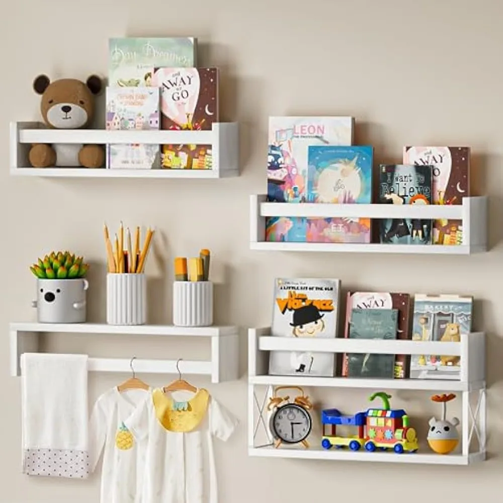 QimCoor Scaffali per Libri per - Baby Nursery Floating Shelves recensione e prezzo