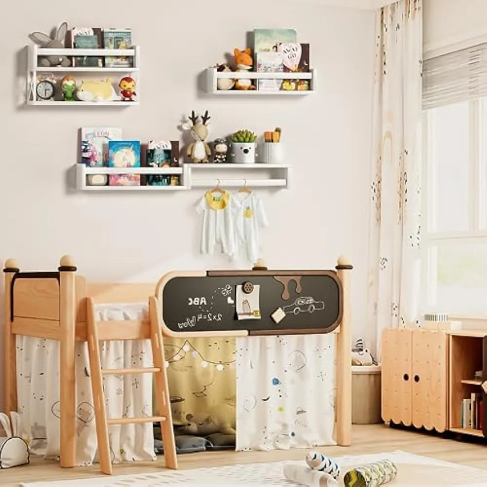 QimCoor Scaffali per Libri per - Baby Nursery Floating Shelves recensione e prezzo