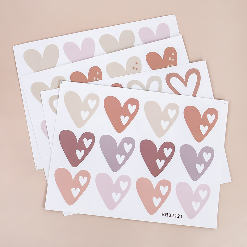 2pcs Lovely Hearts Ins Wall St - Baby Nursery Wallpaper Girl recensione e prezzo