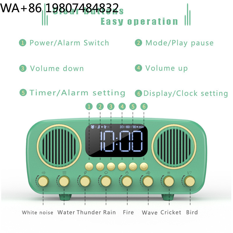 Sveglia da Comodino Retrò con  - Sound Sleep Trainer Clock recensione e prezzo