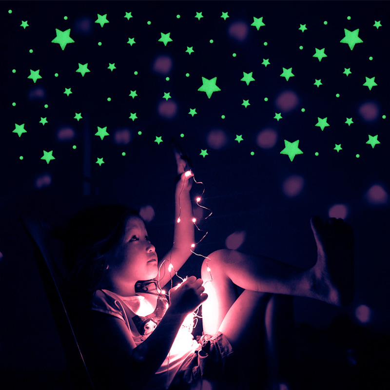 211 pz 3D Bubble Stelle Lumino - Baby Nursery Wall Mural recensione e prezzo