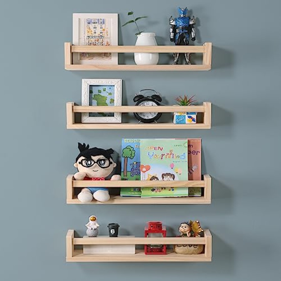 Set di 4 Mensole per Cameretta - Baby Nursery Books recensione e prezzo
