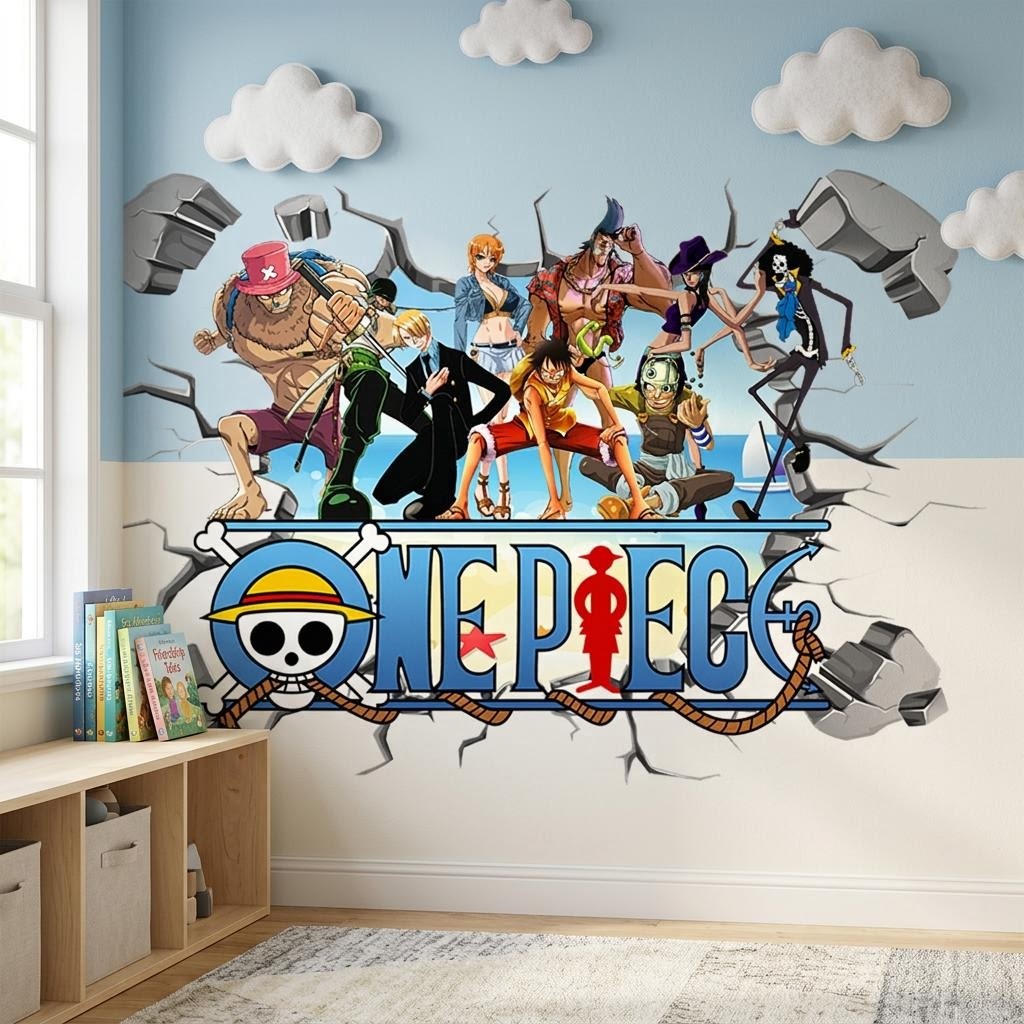 Adesivi murali 3D Cartoon One  - Baby Nursery Wall Mural recensione e prezzo