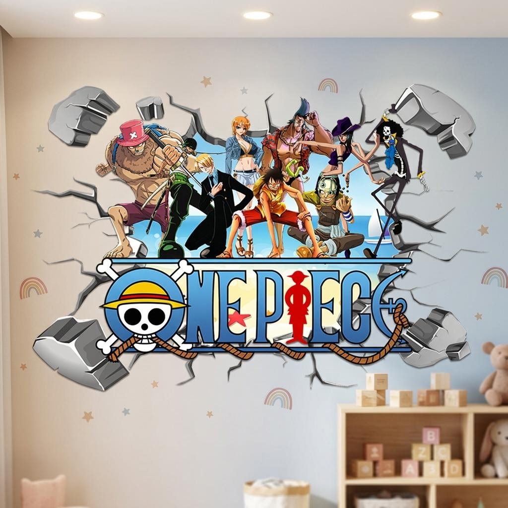 Adesivi murali 3D Cartoon One  - Baby Nursery Wall Mural recensione e prezzo