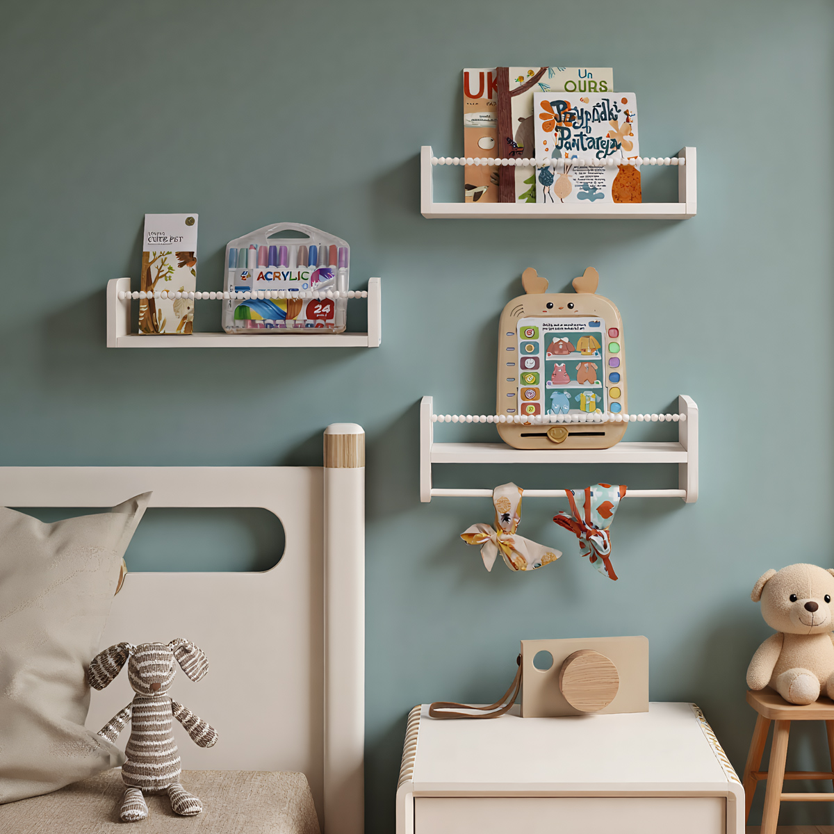 Mensole Galleggianti per Libri - Baby Nursery Floating Shelves recensione e prezzo