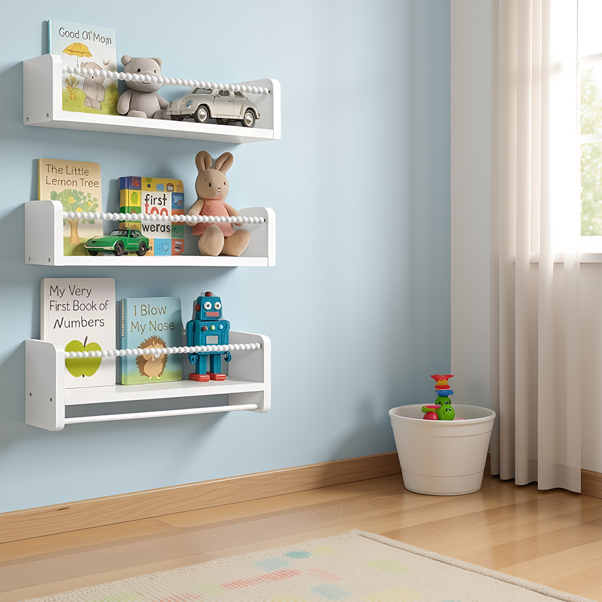 Mensole Galleggianti per Libri - Baby Nursery Floating Shelves recensione e prezzo