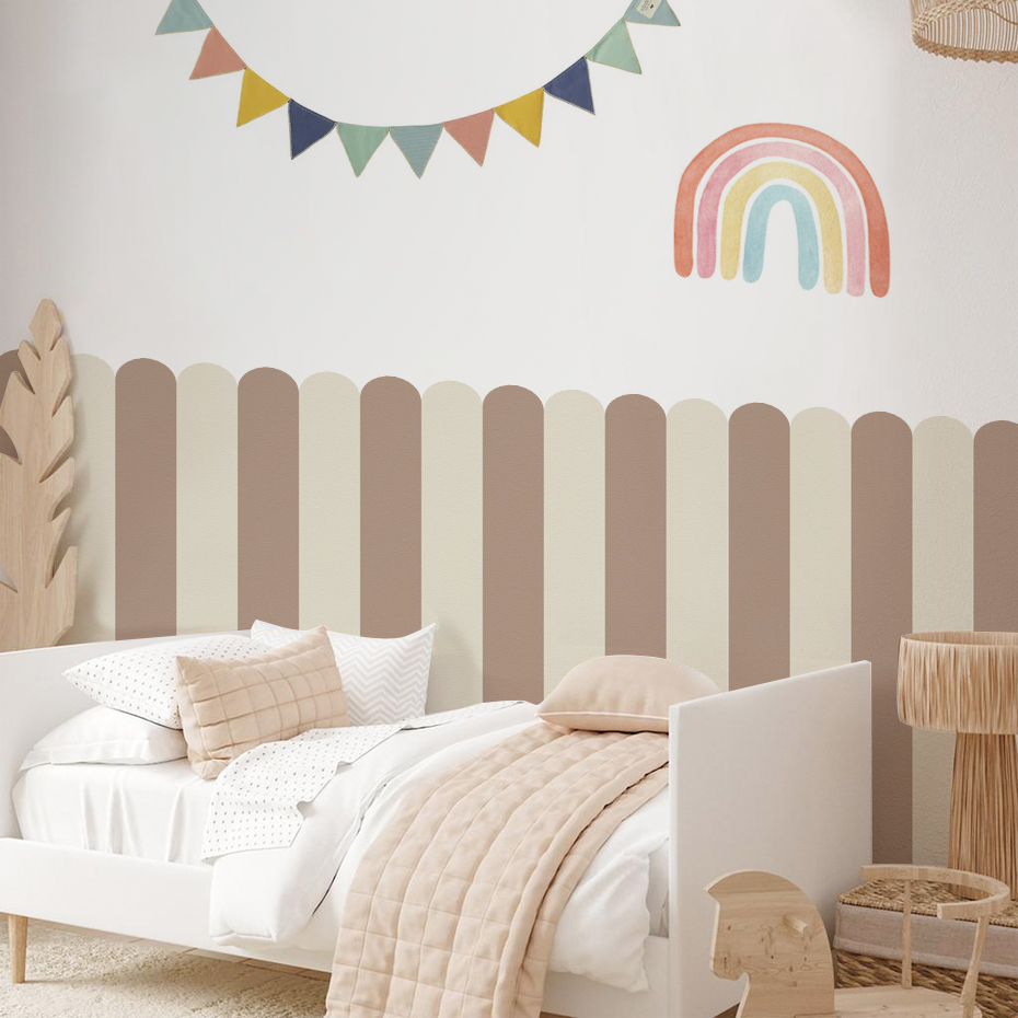 Carta da parati ad arco a stri - Baby Nursery Wall Mural recensione e prezzo
