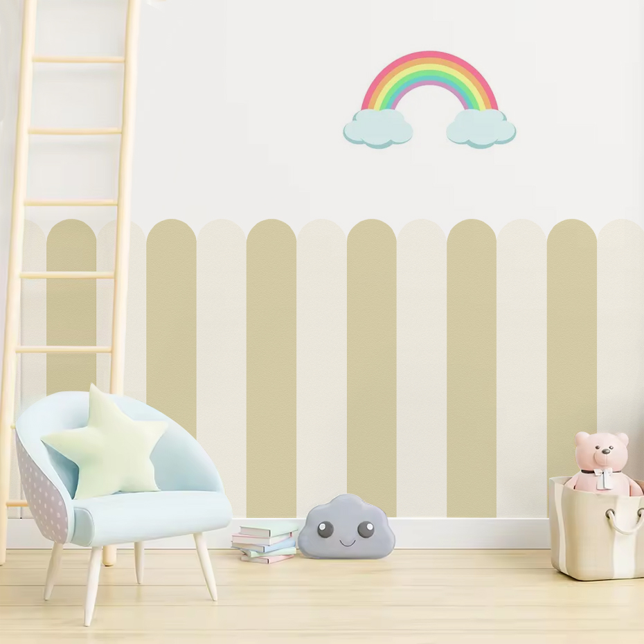 Carta da parati ad arco a stri - Baby Nursery Wall Mural recensione e prezzo
