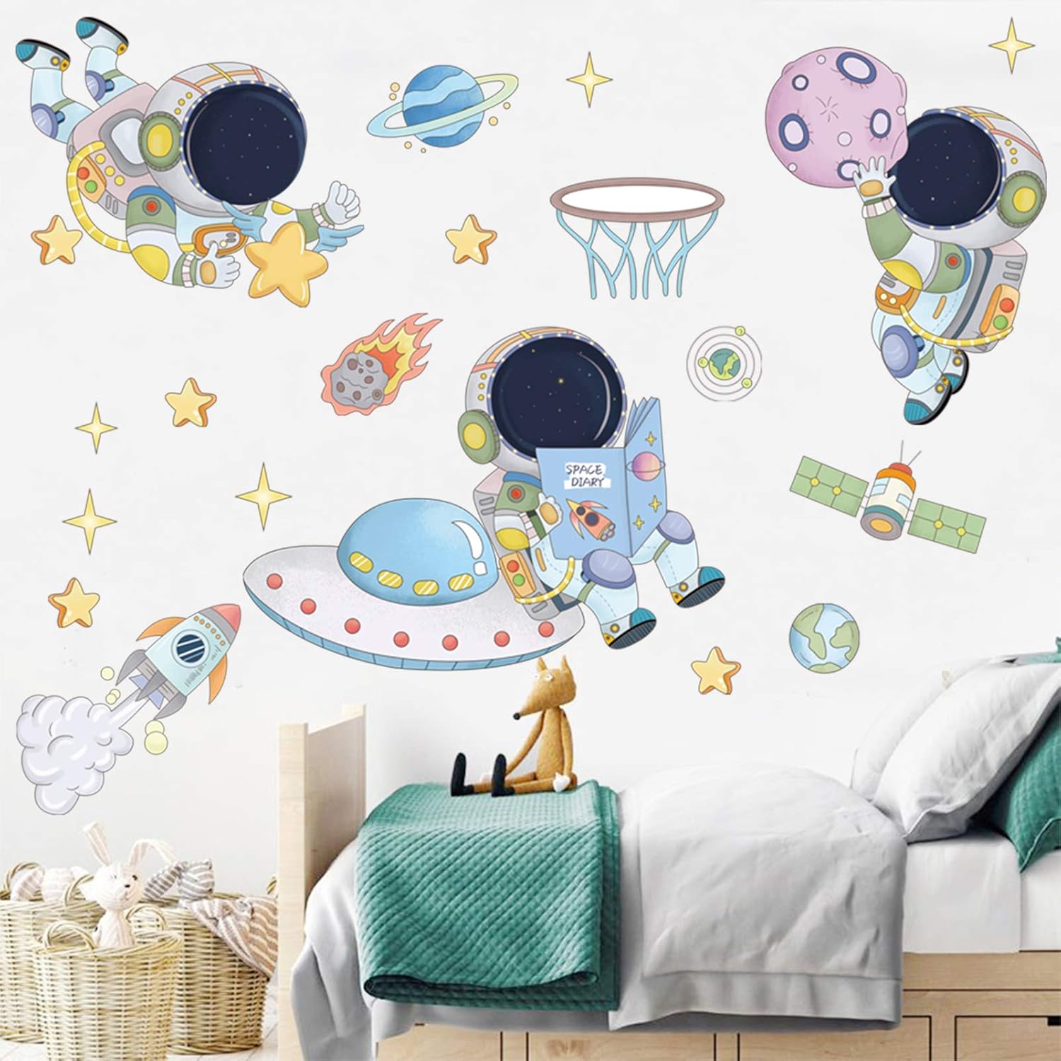 Astronauta Pianeta Spazio Ades - Baby Nursery Wall Mural recensione e prezzo